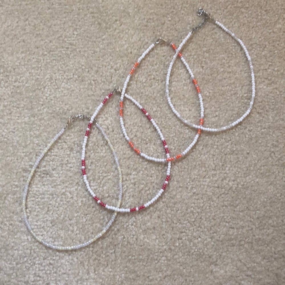 4 Seed Bead Chokers